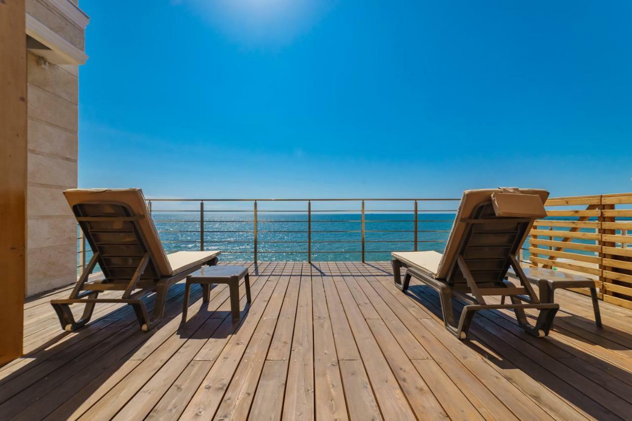 Poseidon Deluxe Перша Лінія З Басейном Apartman Odessza Kültér fotó